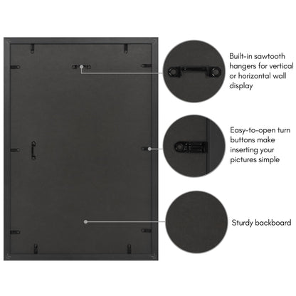 13x19 with 12x18 Mat | Vintage Frames | Gold | Modern - Premium Quality