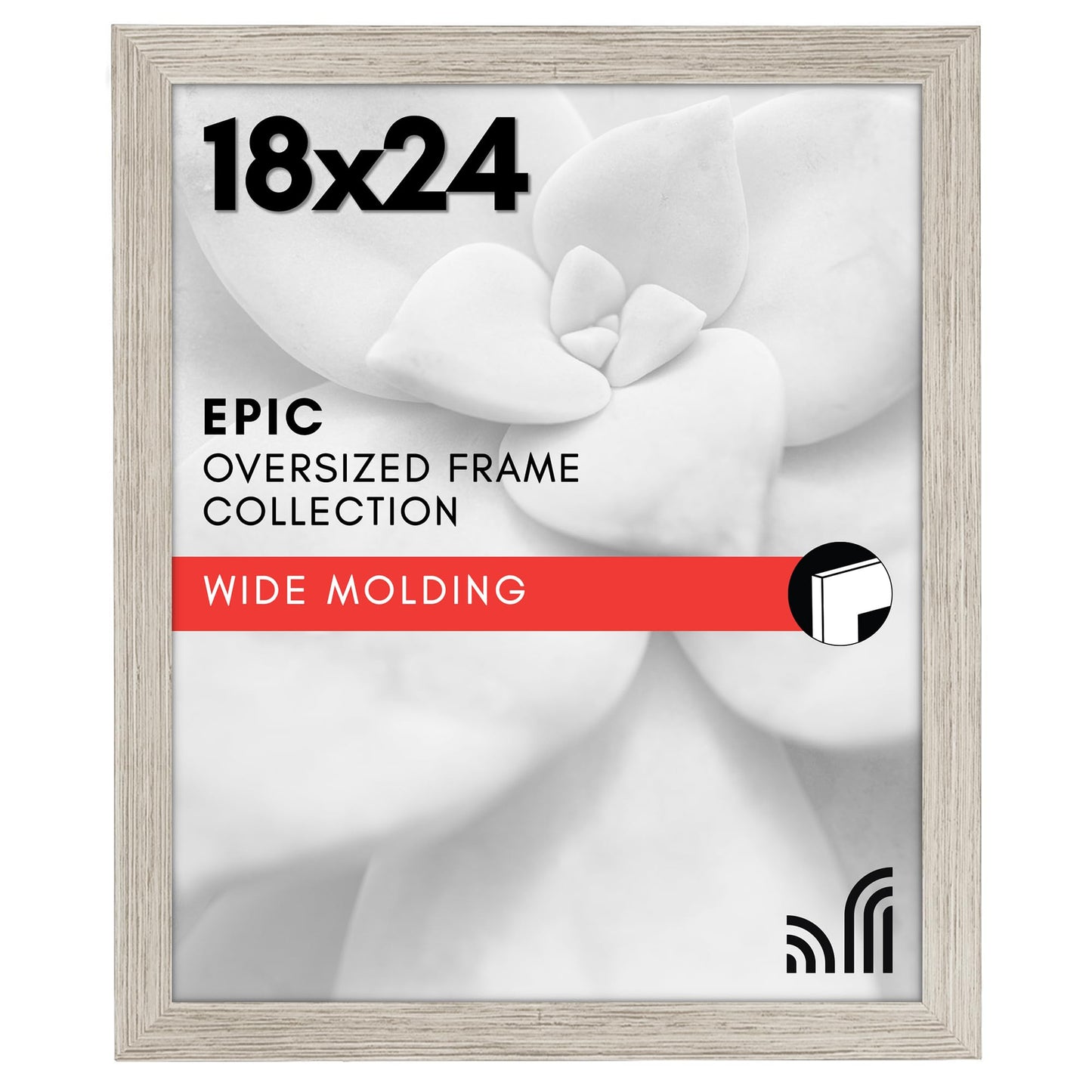 Gallery Poster Frame with Wood Grain Finish | Epic Collection