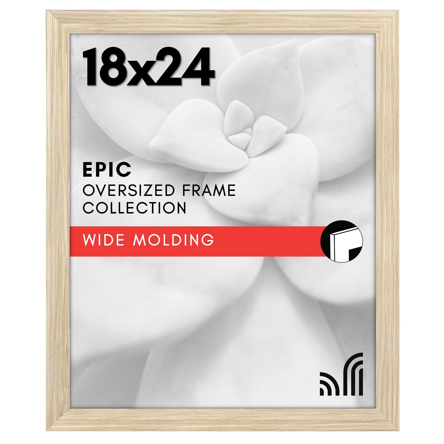 Gallery Poster Frame with Wood Grain Finish | Epic Collection
