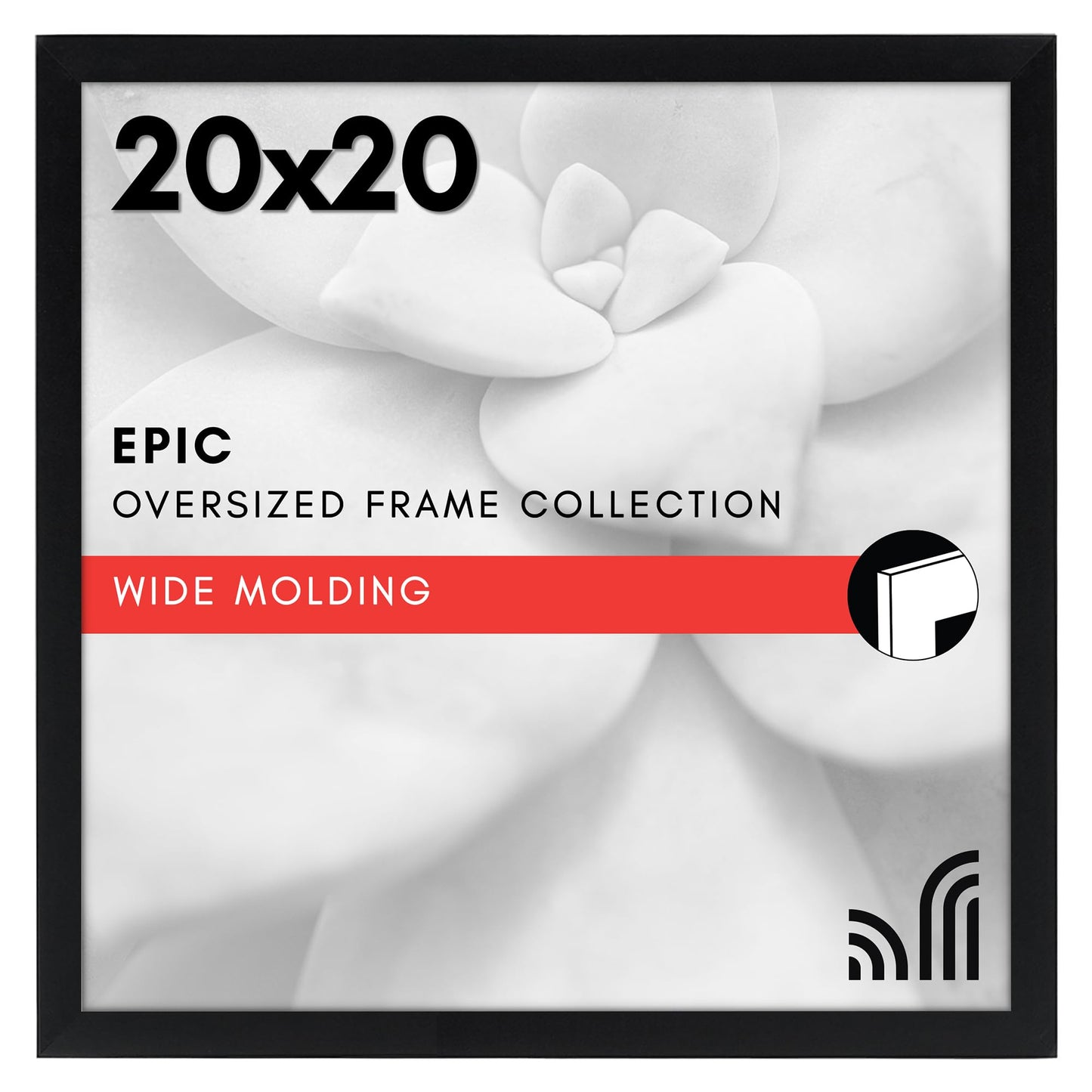 Gallery Poster Frame with Wood Grain Finish | Epic Collection