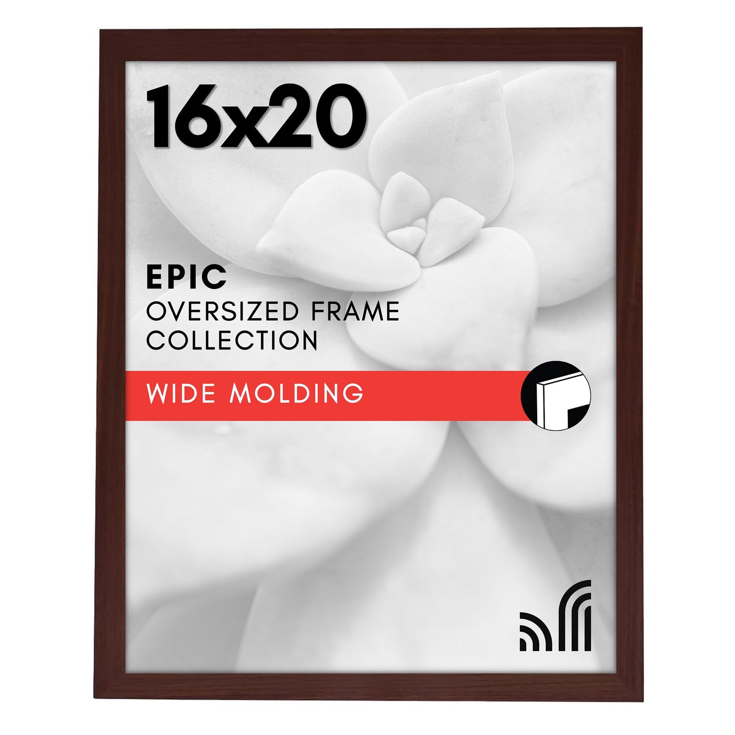 Gallery Poster Frame with Wood Grain Finish | Epic Collection