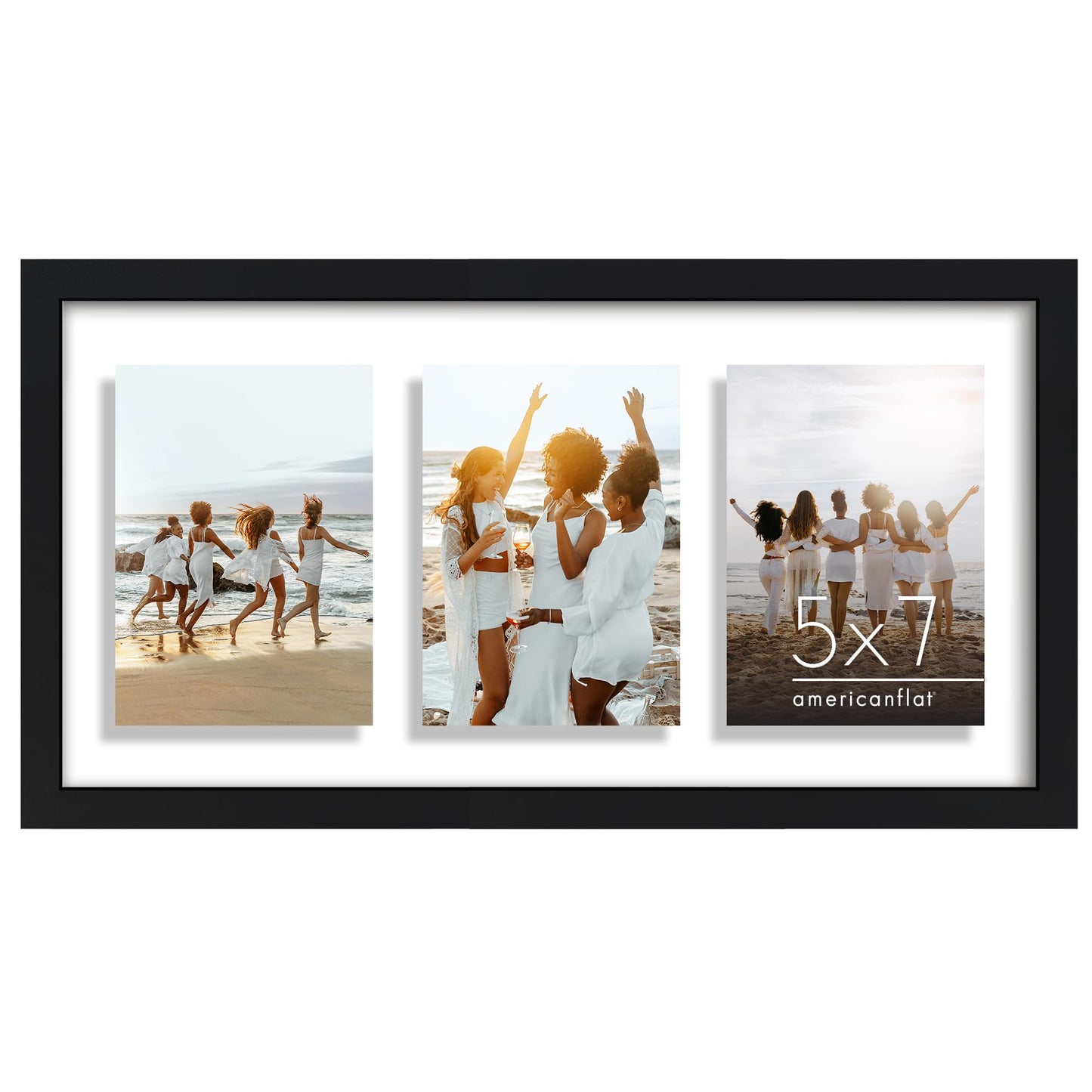 Americanflat Picture Frame with Classic Molding | Signature Collection Collage Picture Frame