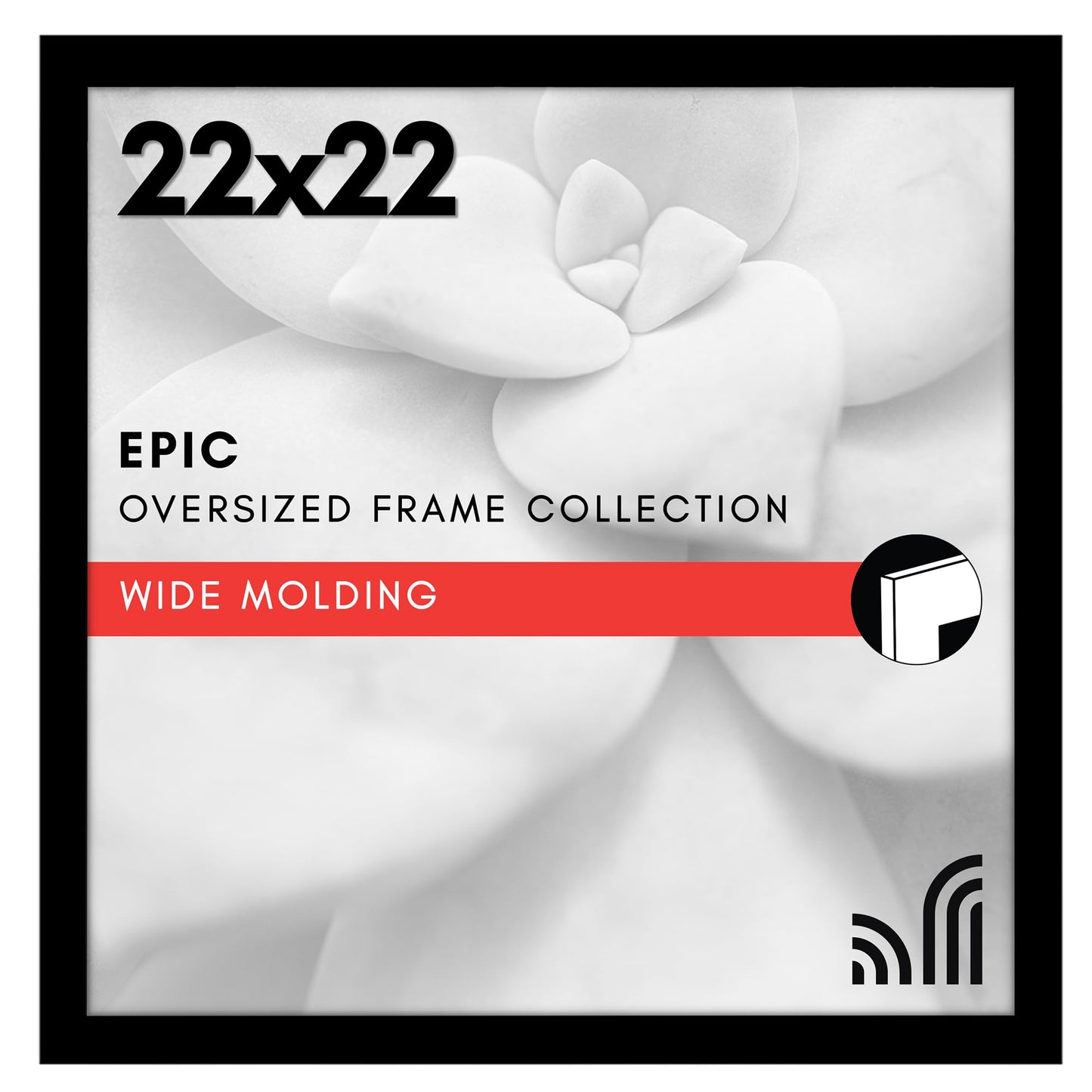 Gallery Poster Frame with Wood Grain Finish | Epic Collection