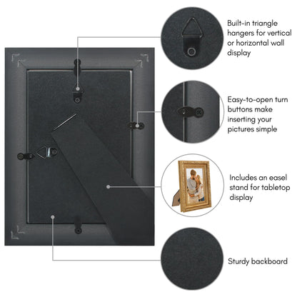 4x6 | Ornate Vintage Frame | Gold | Modern - Premium Quality