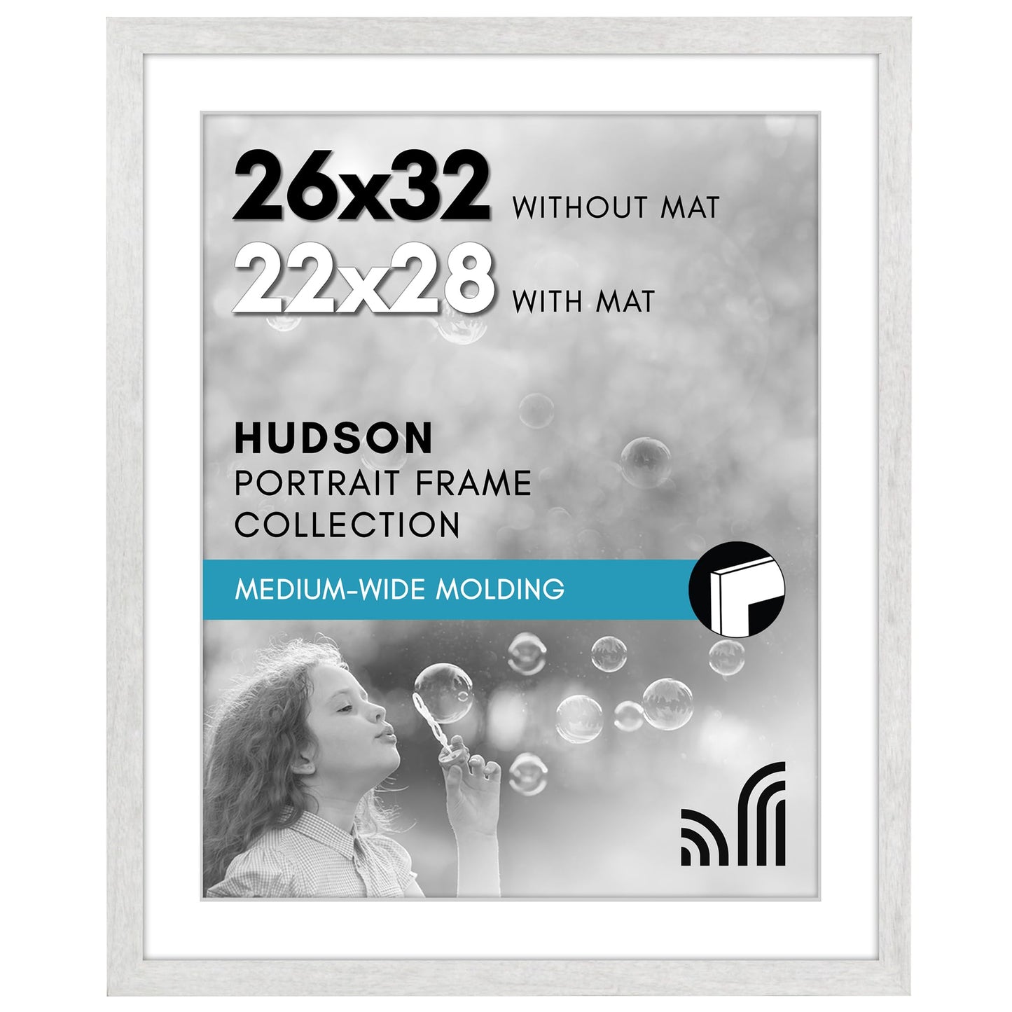 Oversized Gallery Picture Frame with Mat | Hudson Collection
