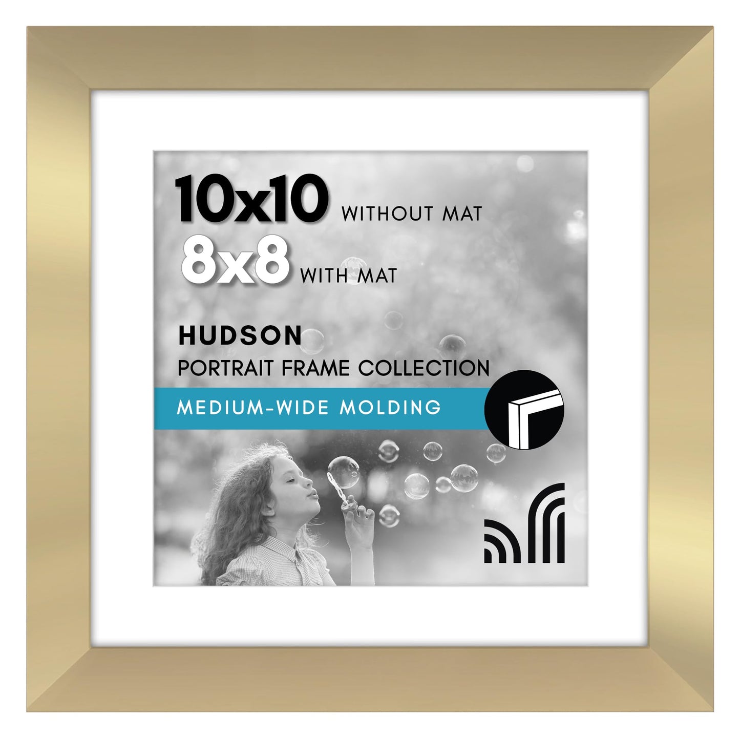 Oversized Gallery Picture Frame with Mat | Hudson Collection