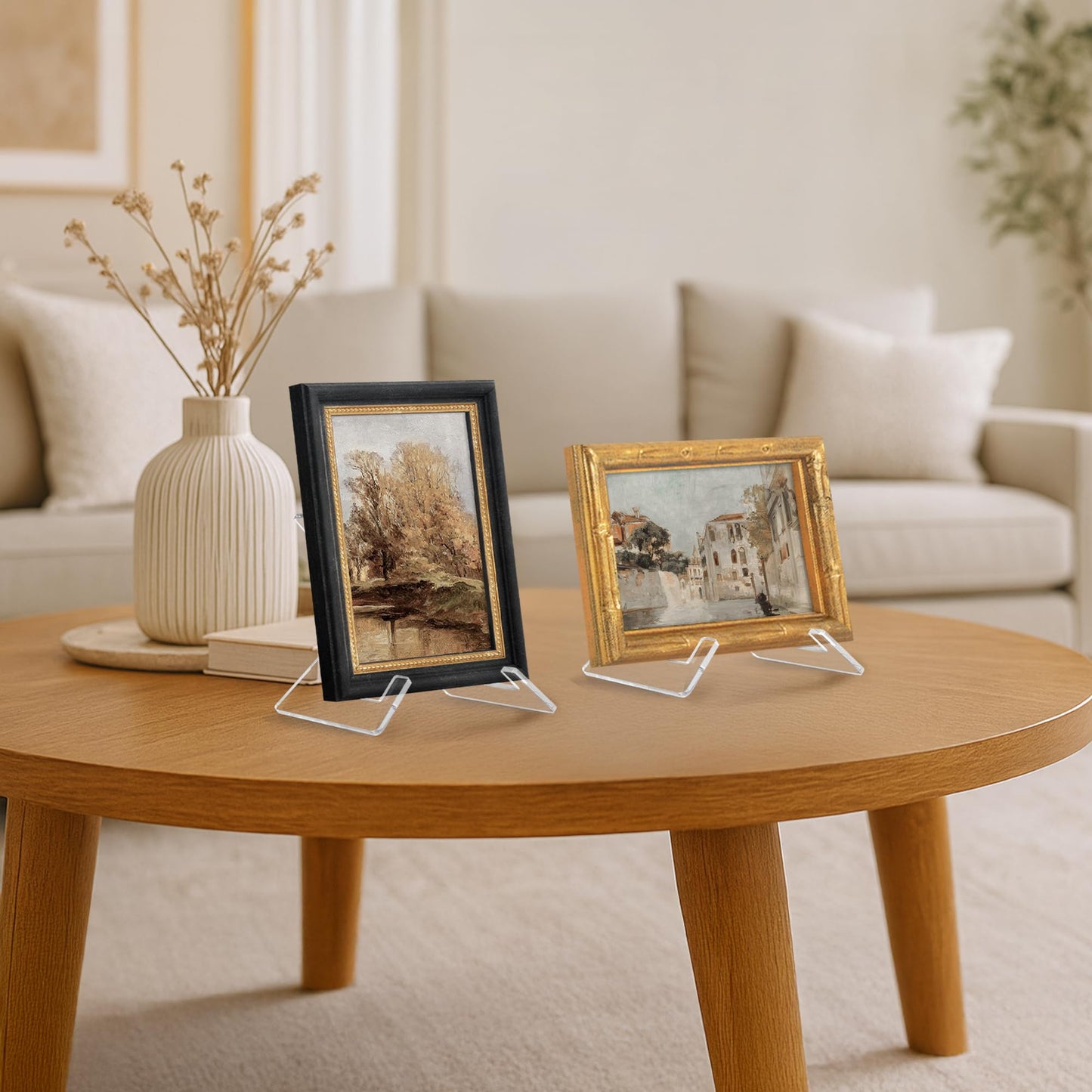 6-Inch | Acrylic Display Stand | Set of 4 | Modern - Premium Quality