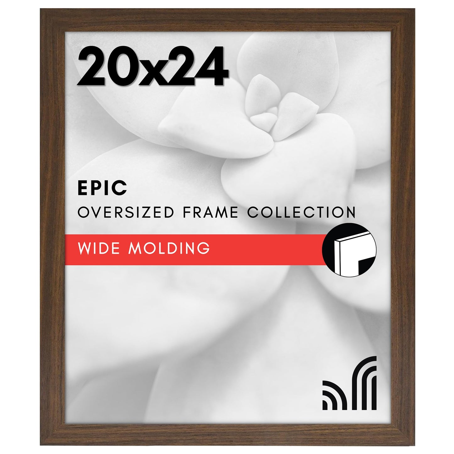 Gallery Poster Frame with Wood Grain Finish | Epic Collection