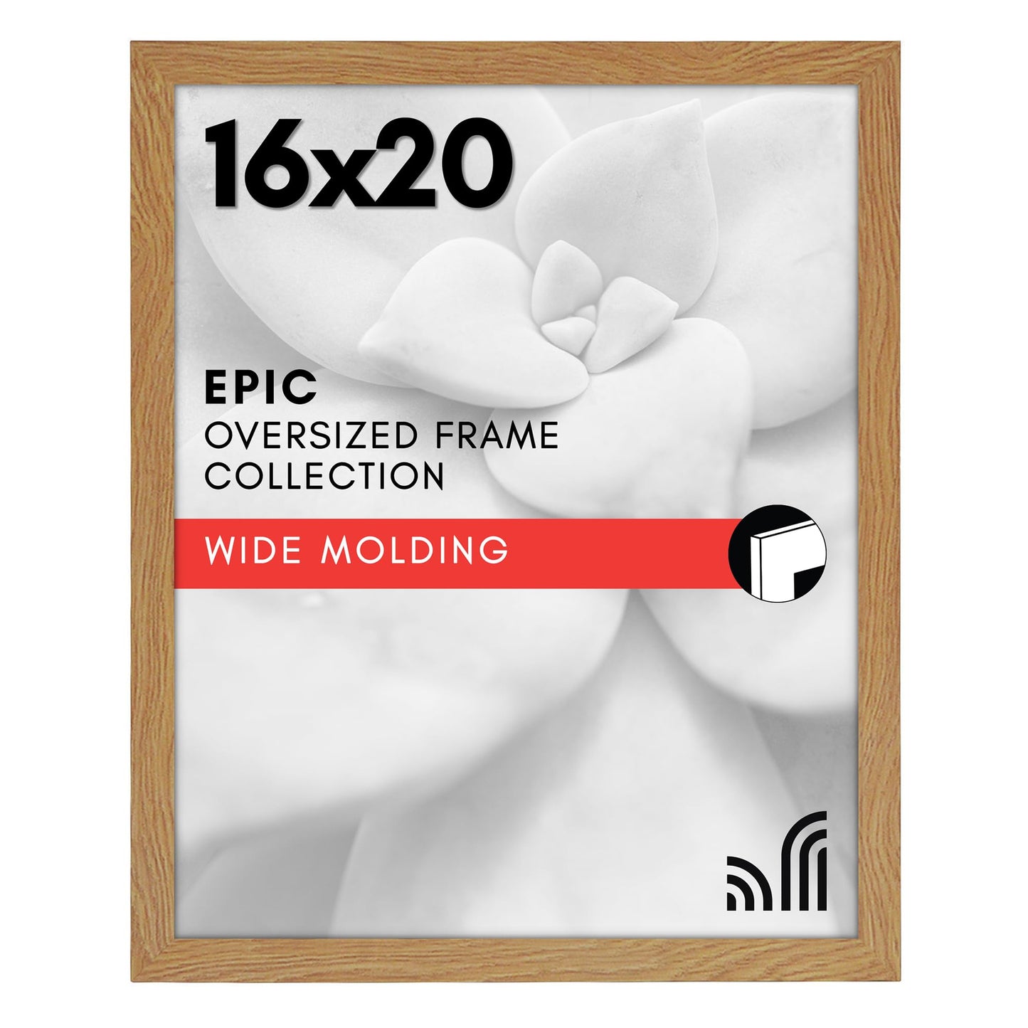 Gallery Poster Frame with Wood Grain Finish | Epic Collection