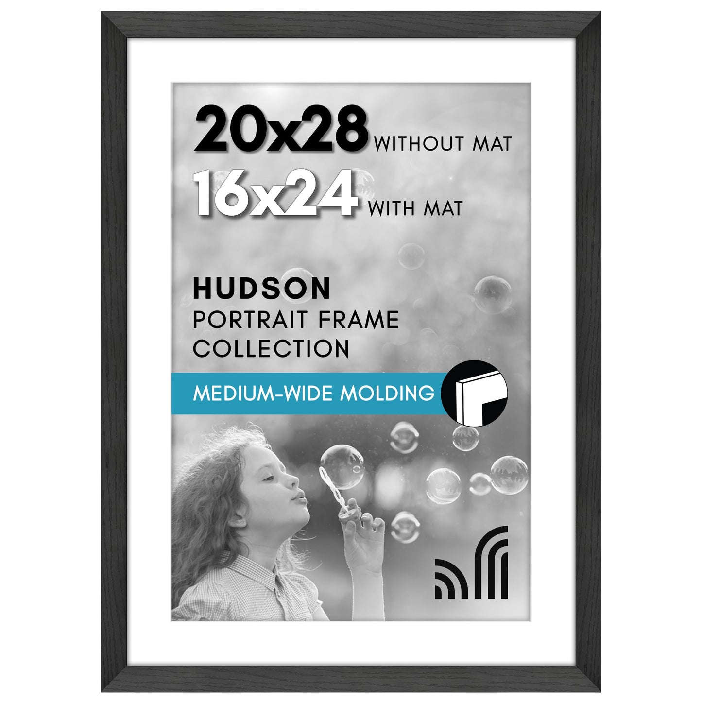 Oversized Gallery Picture Frame with Mat | Hudson Collection