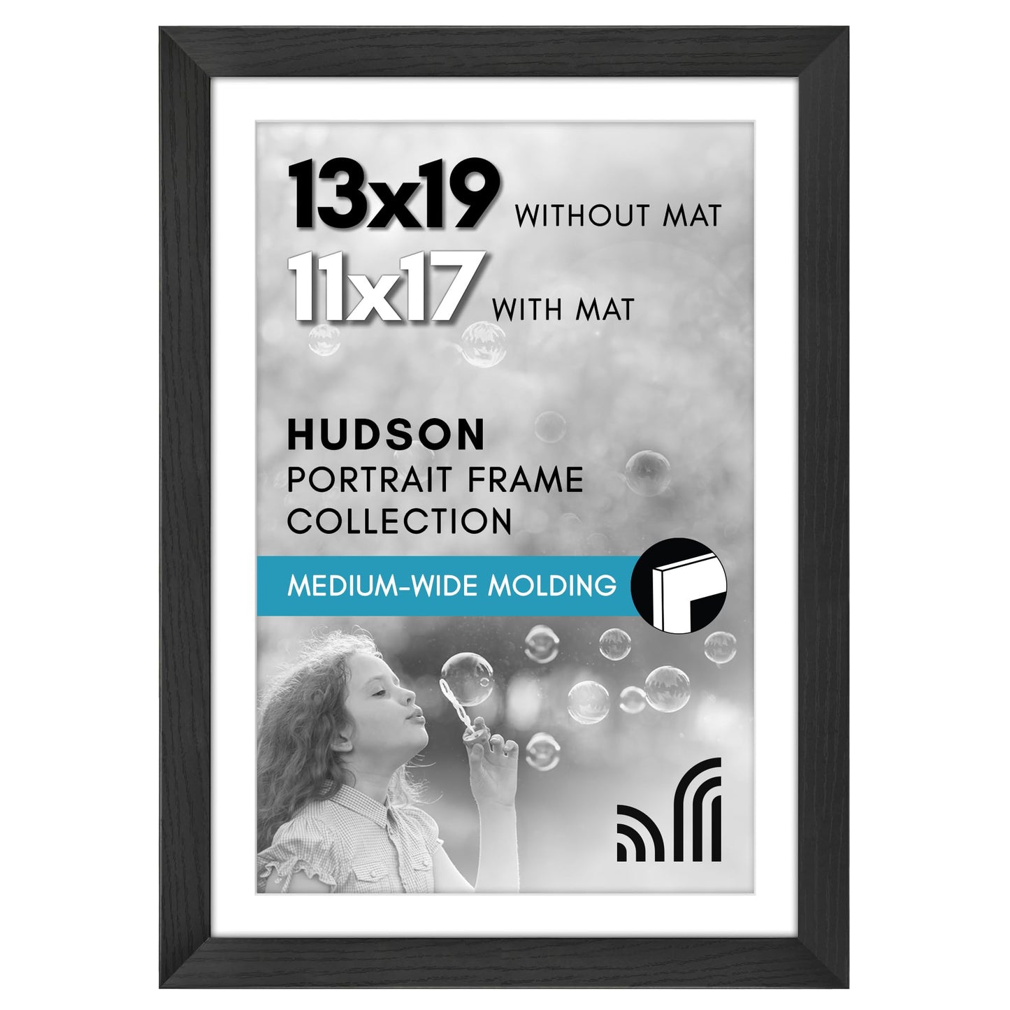 Oversized Gallery Picture Frame with Mat | Hudson Collection