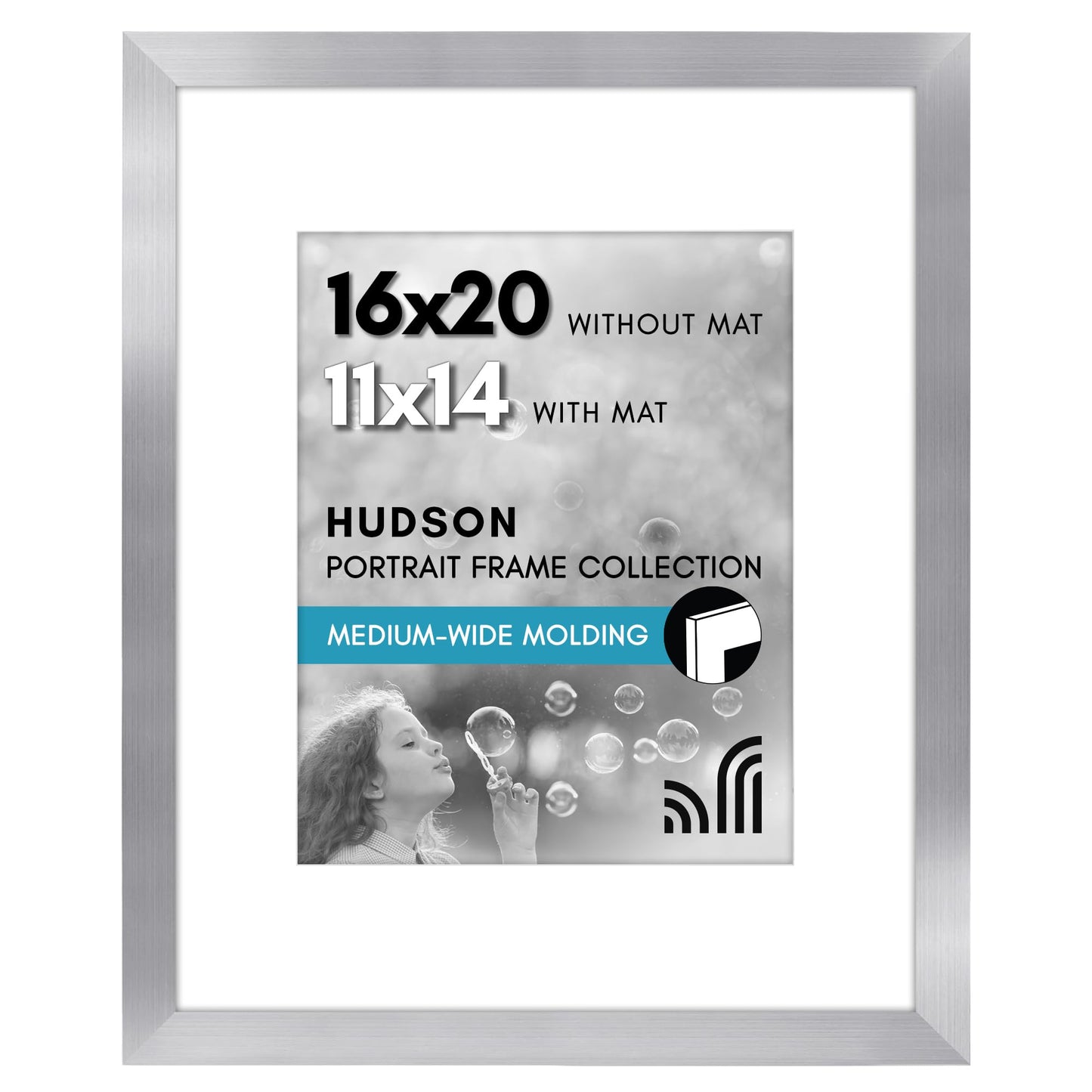 Oversized Gallery Picture Frame with Mat | Hudson Collection