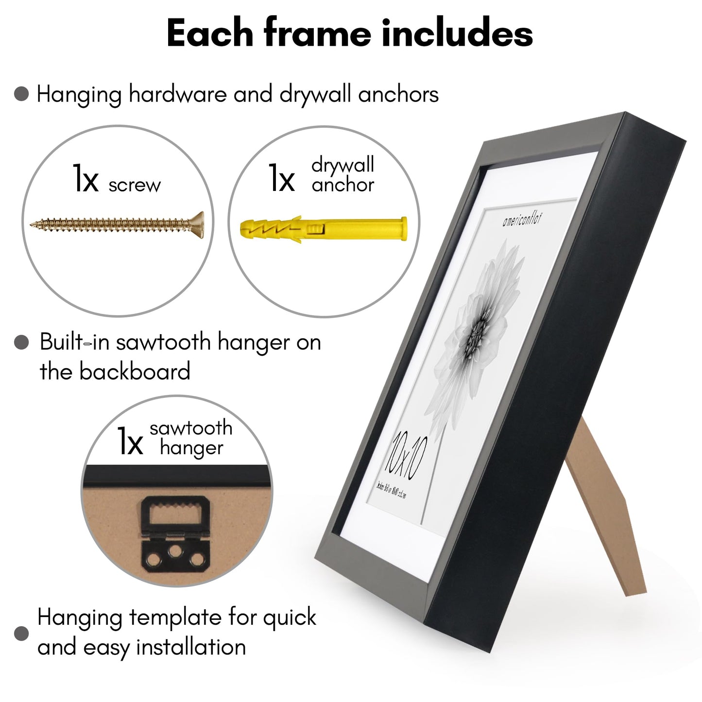 Gallery Picture Frame with Mat | Soho Collection