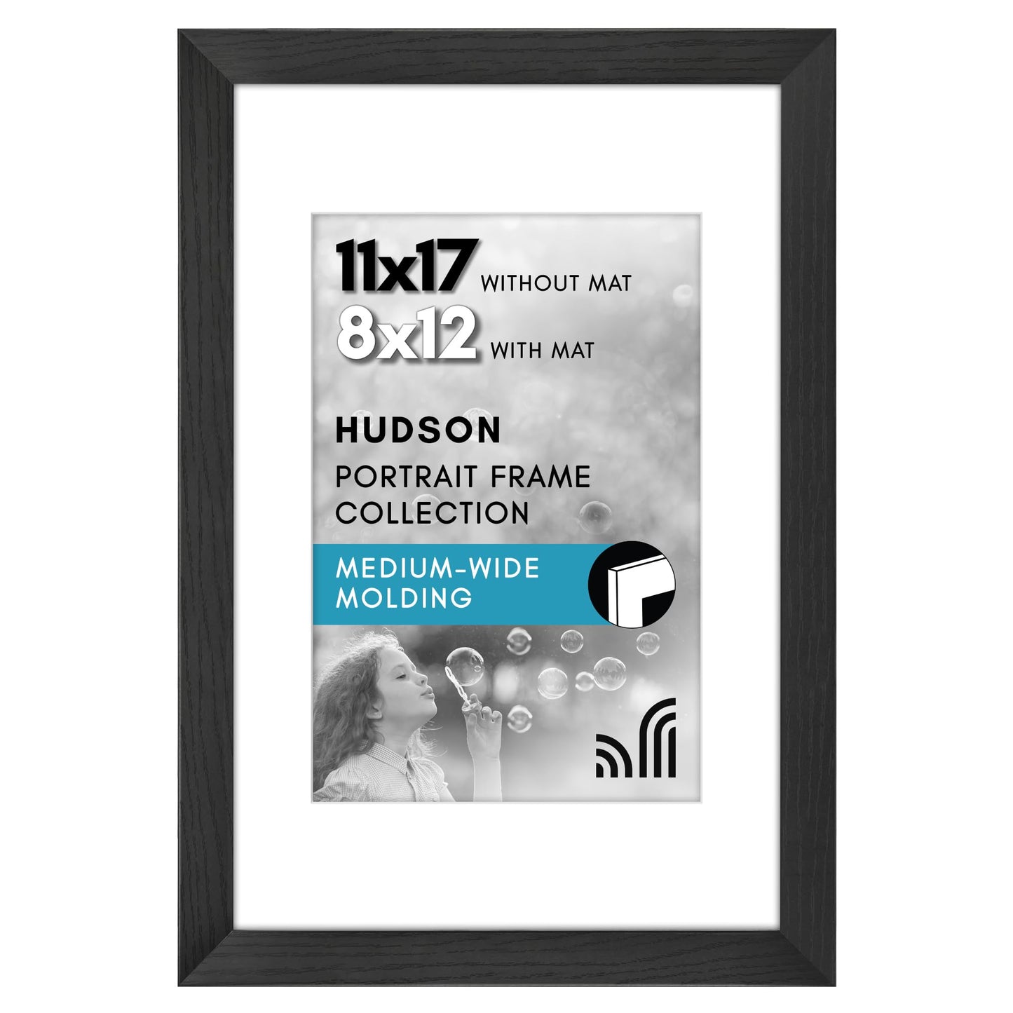 Oversized Gallery Picture Frame with Mat | Hudson Collection