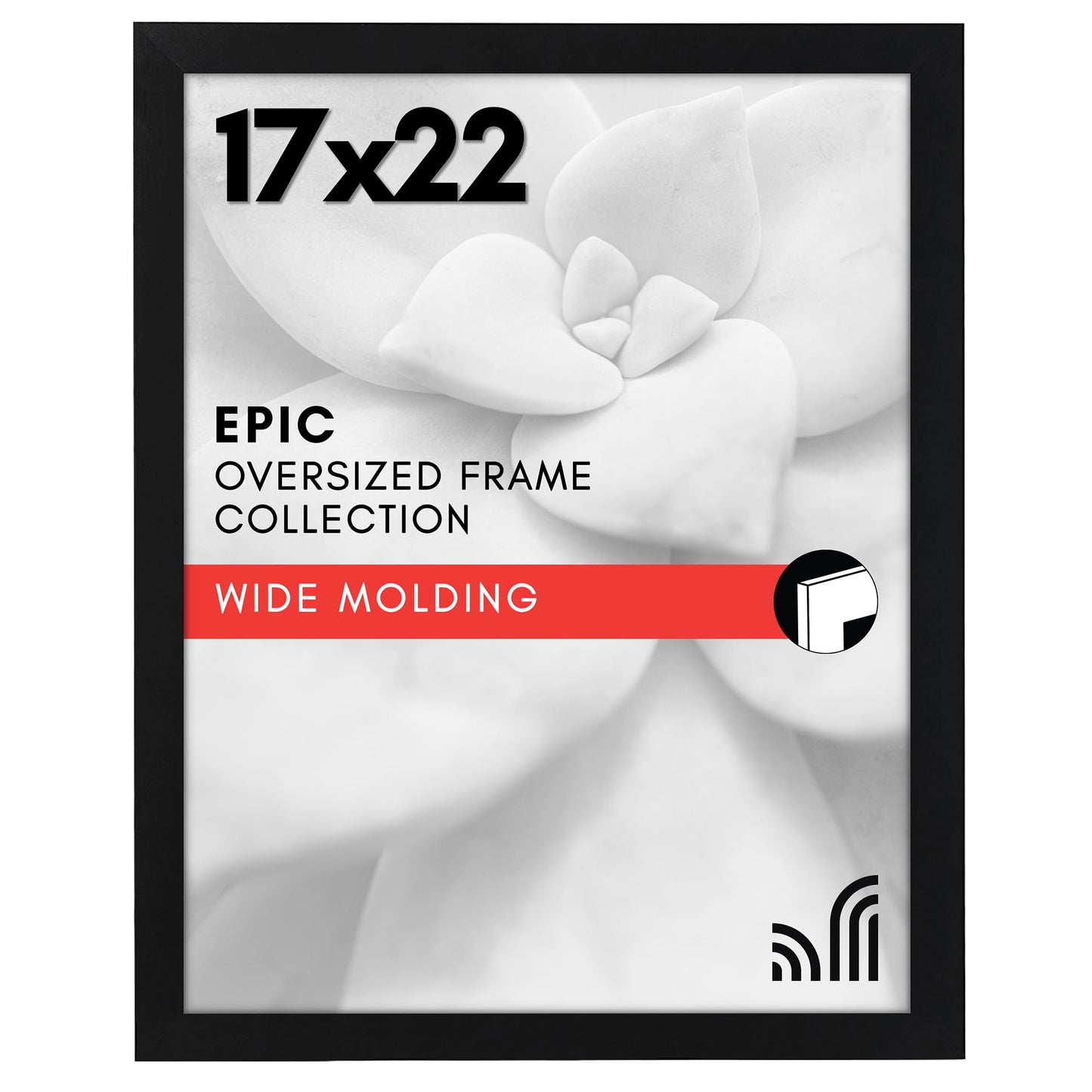 Gallery Poster Frame with Wood Grain Finish | Epic Collection