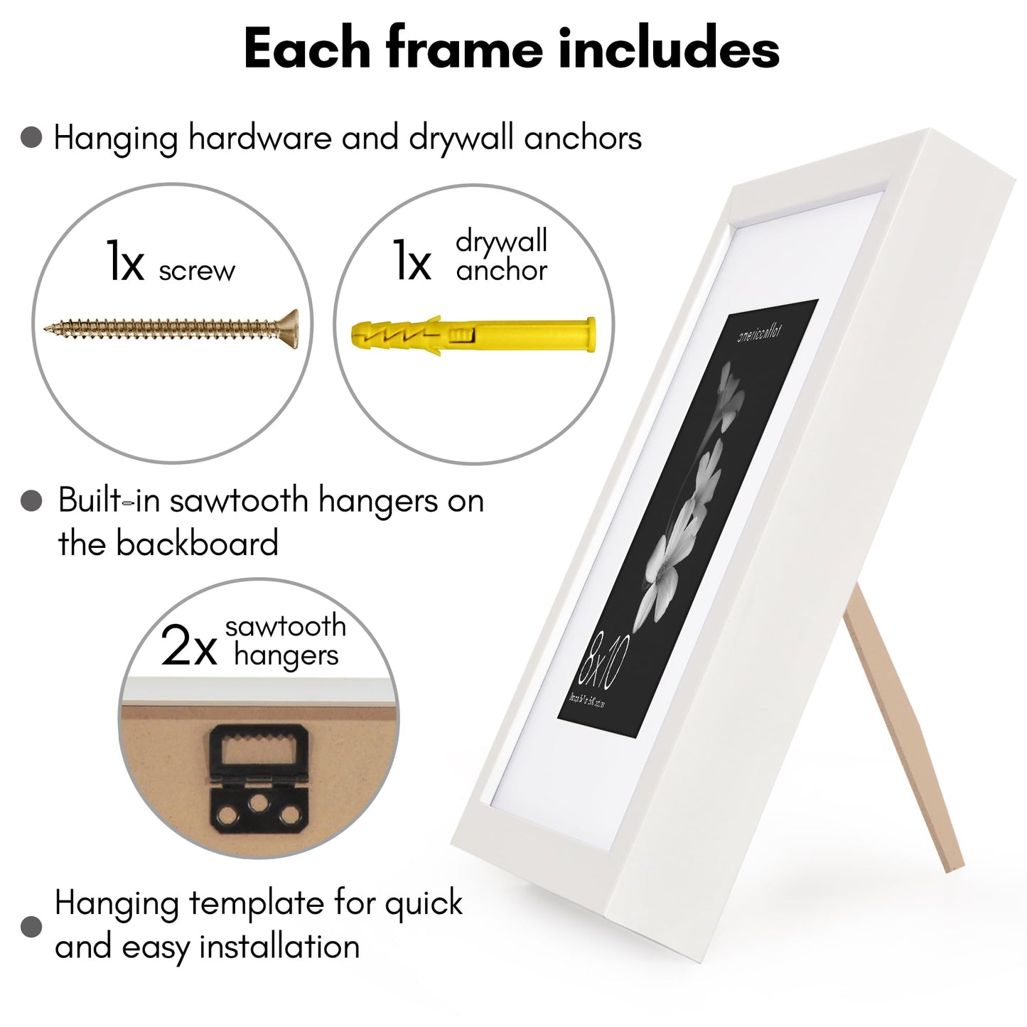 Gallery Picture Frame with Mat | Soho Collection
