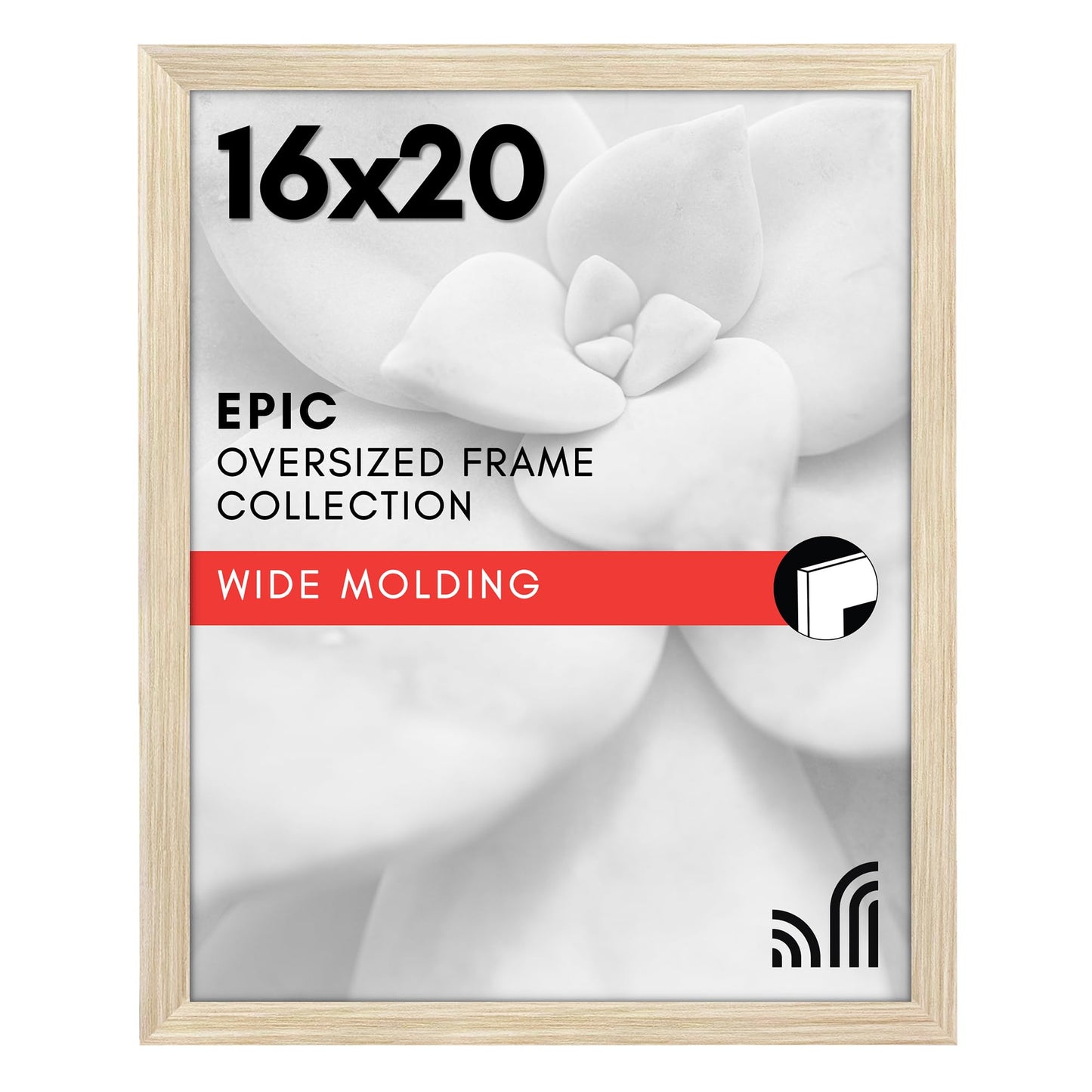 Gallery Poster Frame with Wood Grain Finish | Epic Collection