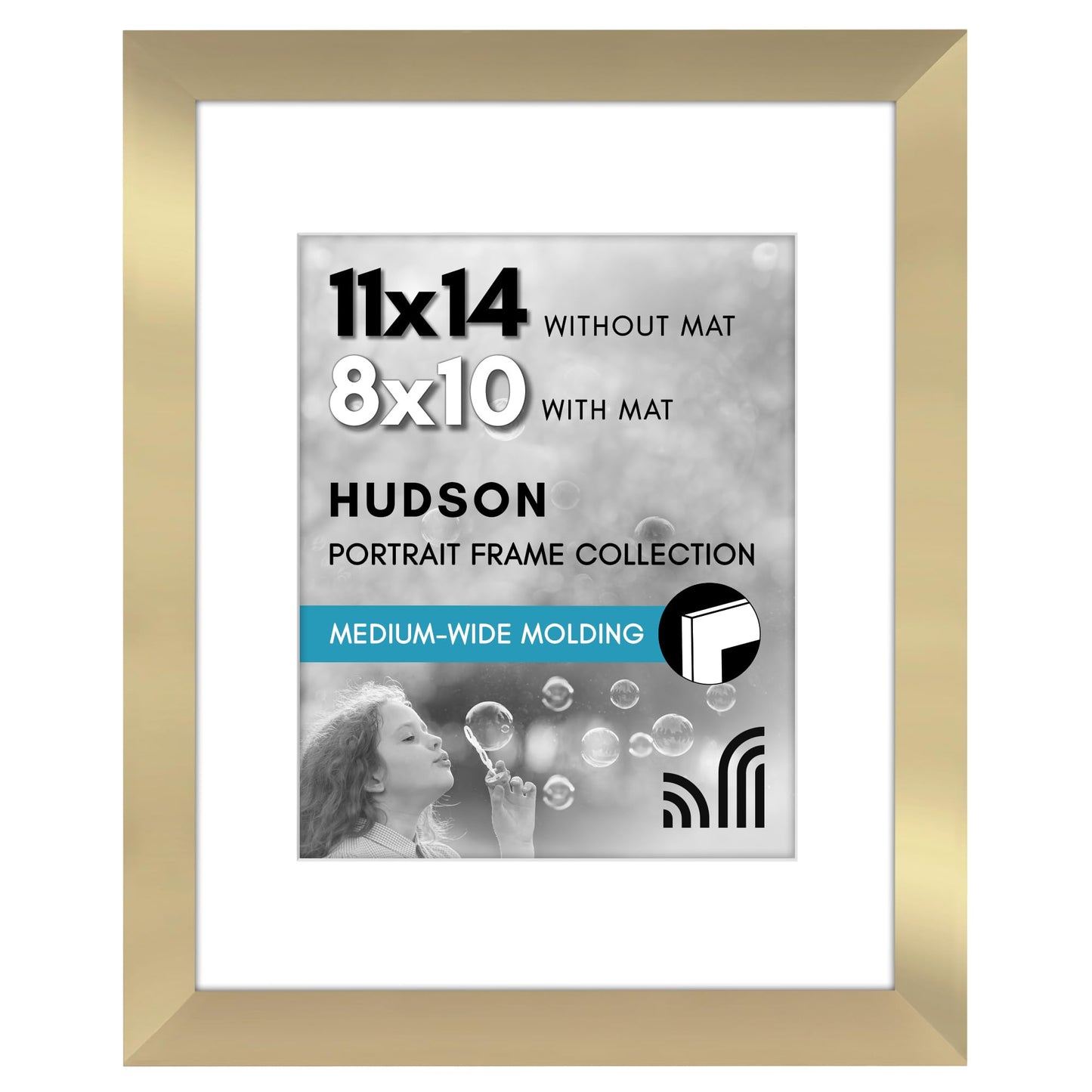 Oversized Gallery Picture Frame with Mat | Hudson Collection