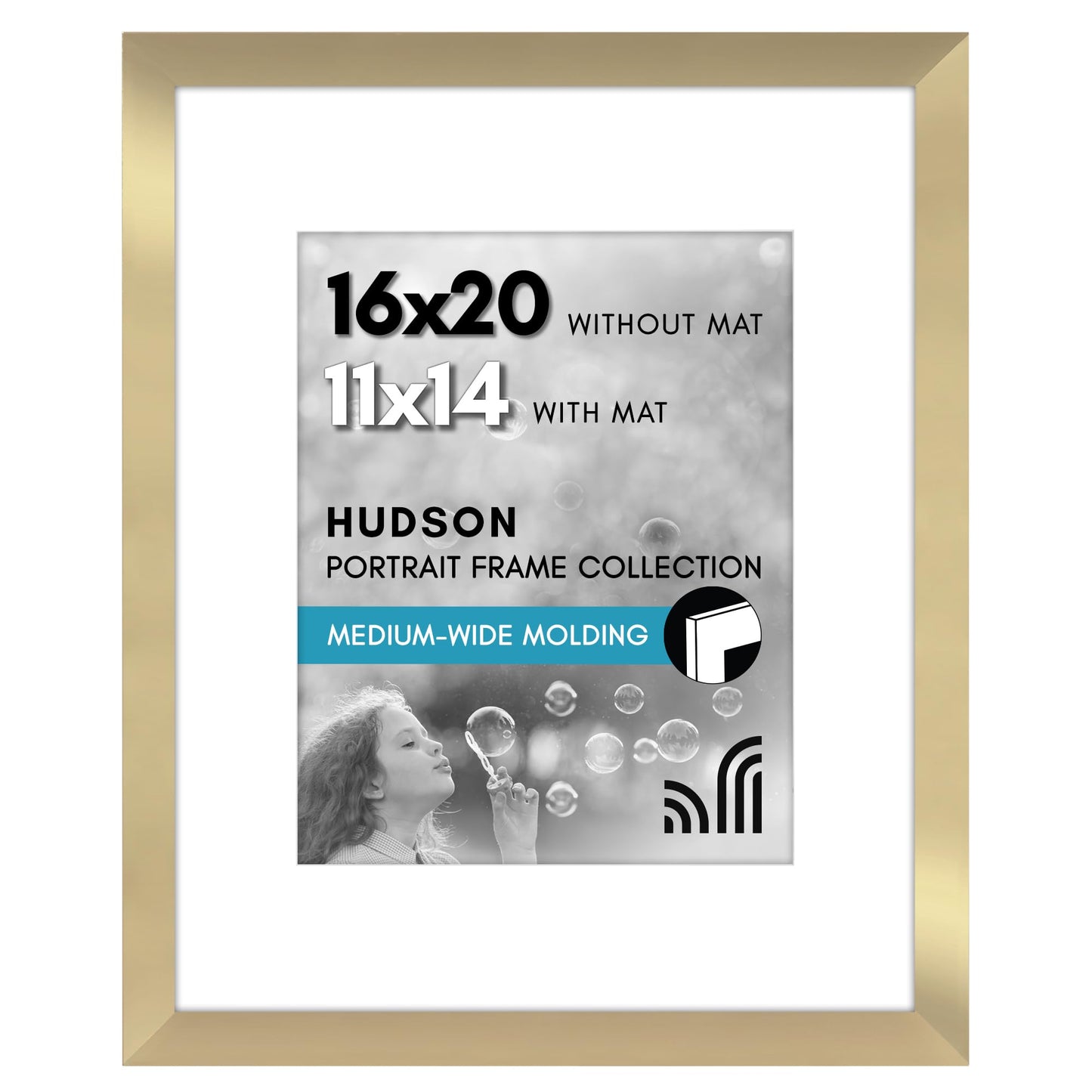 Oversized Gallery Picture Frame with Mat | Hudson Collection