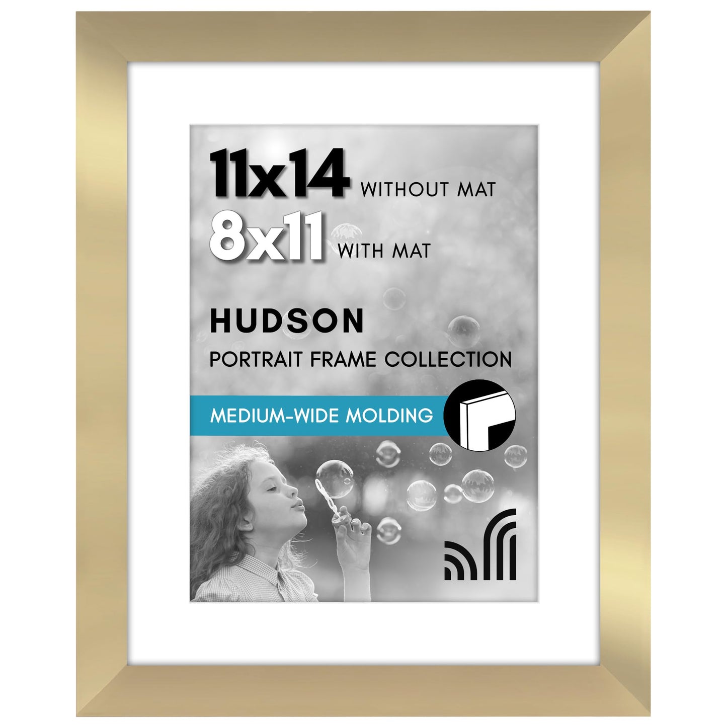Oversized Gallery Picture Frame with Mat | Hudson Collection