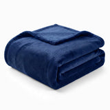 Americanflat 50x60 Fleece Throw Blanket - Soft and Breathable Throw Blanket for Couch, Bed, Chair - Fleece Blankets Perfect for Home, Bedroom, or Outdoor Use - Blue