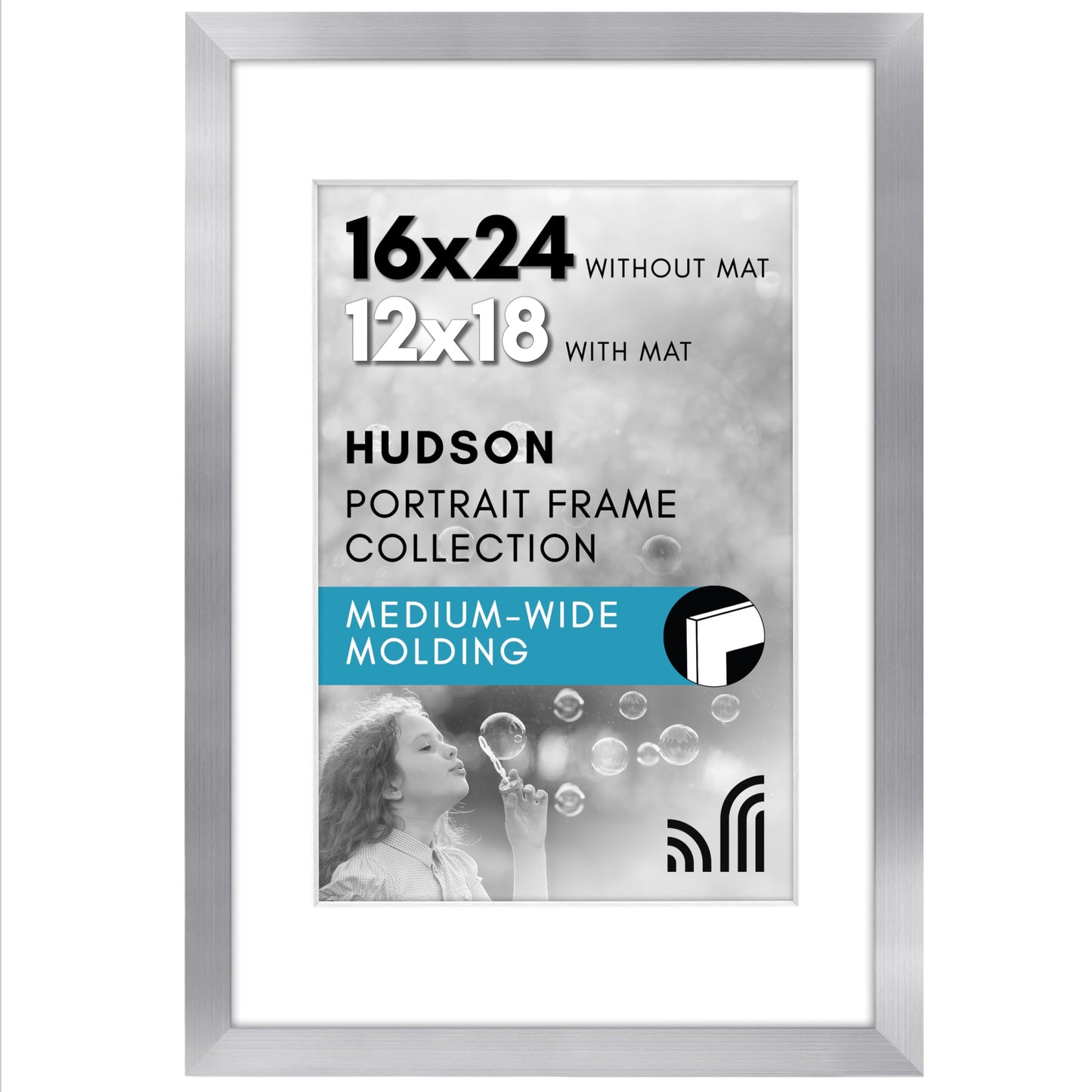 Oversized Gallery Picture Frame with Mat | Hudson Collection