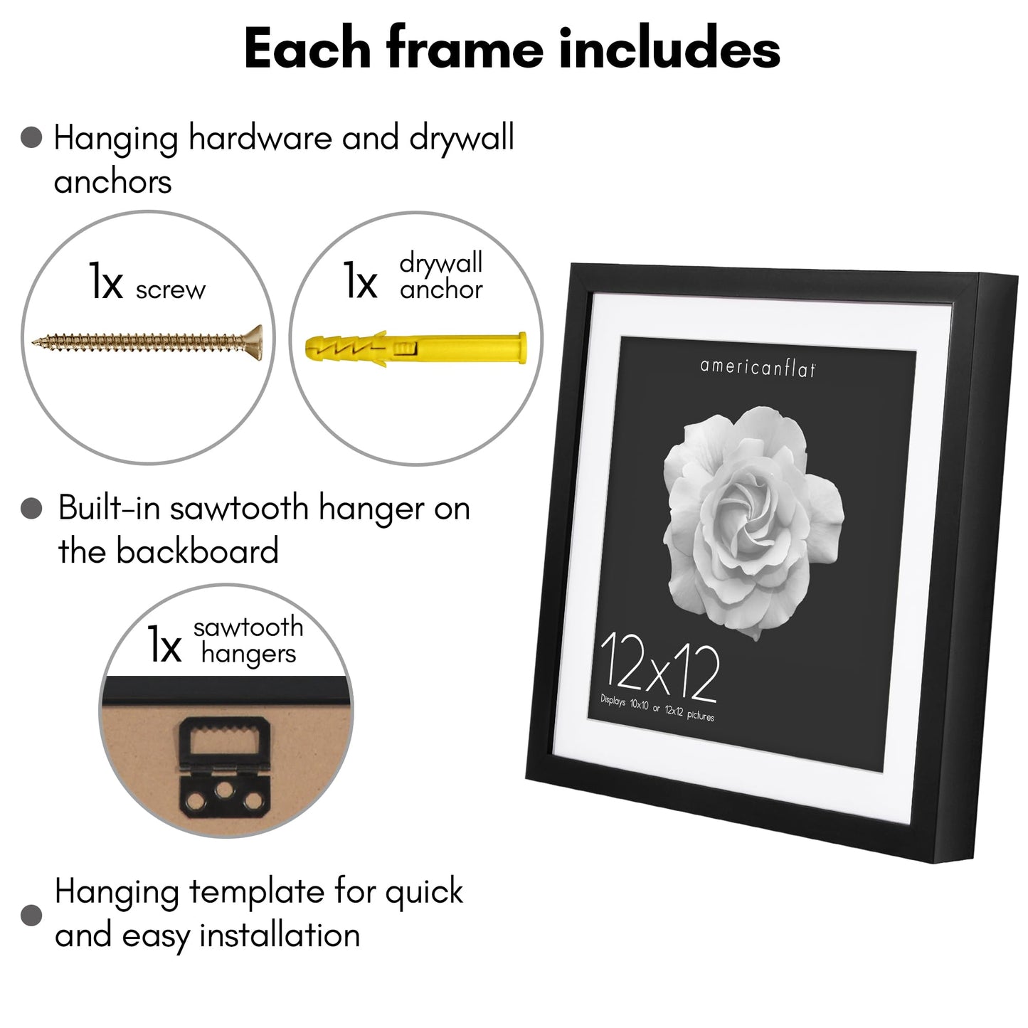 Gallery Picture Frame with Mat | Soho Collection