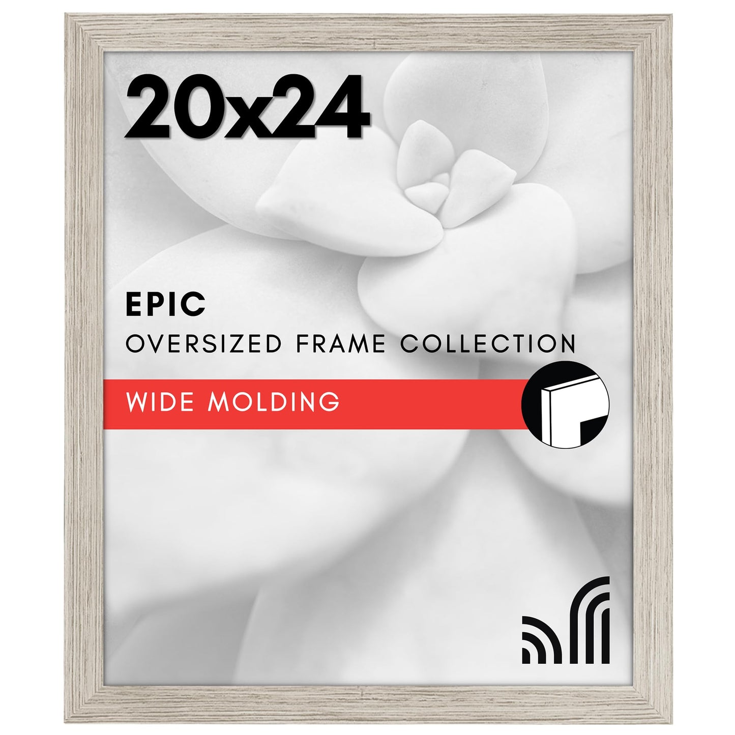 Gallery Poster Frame with Wood Grain Finish | Epic Collection