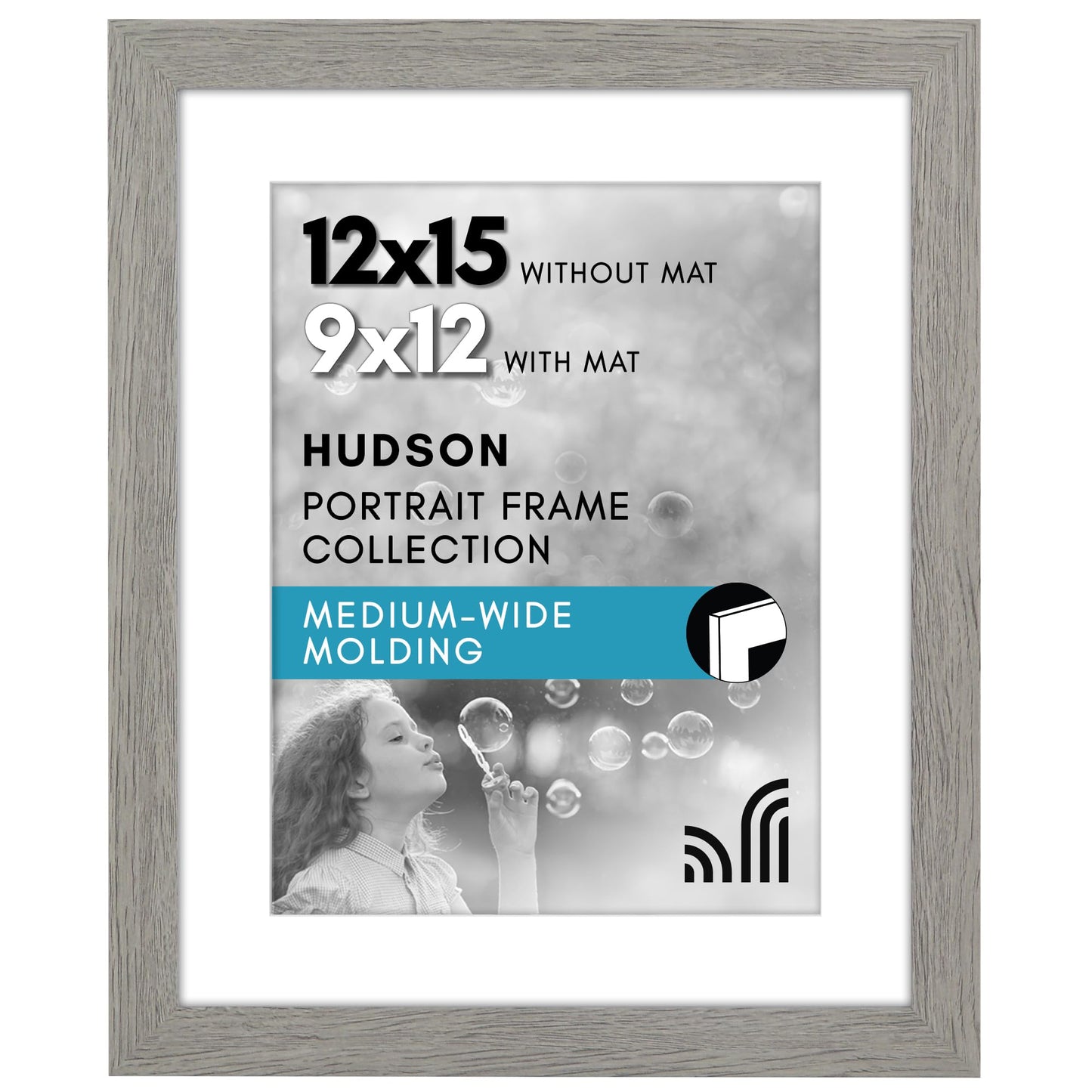 Oversized Gallery Picture Frame with Mat | Hudson Collection