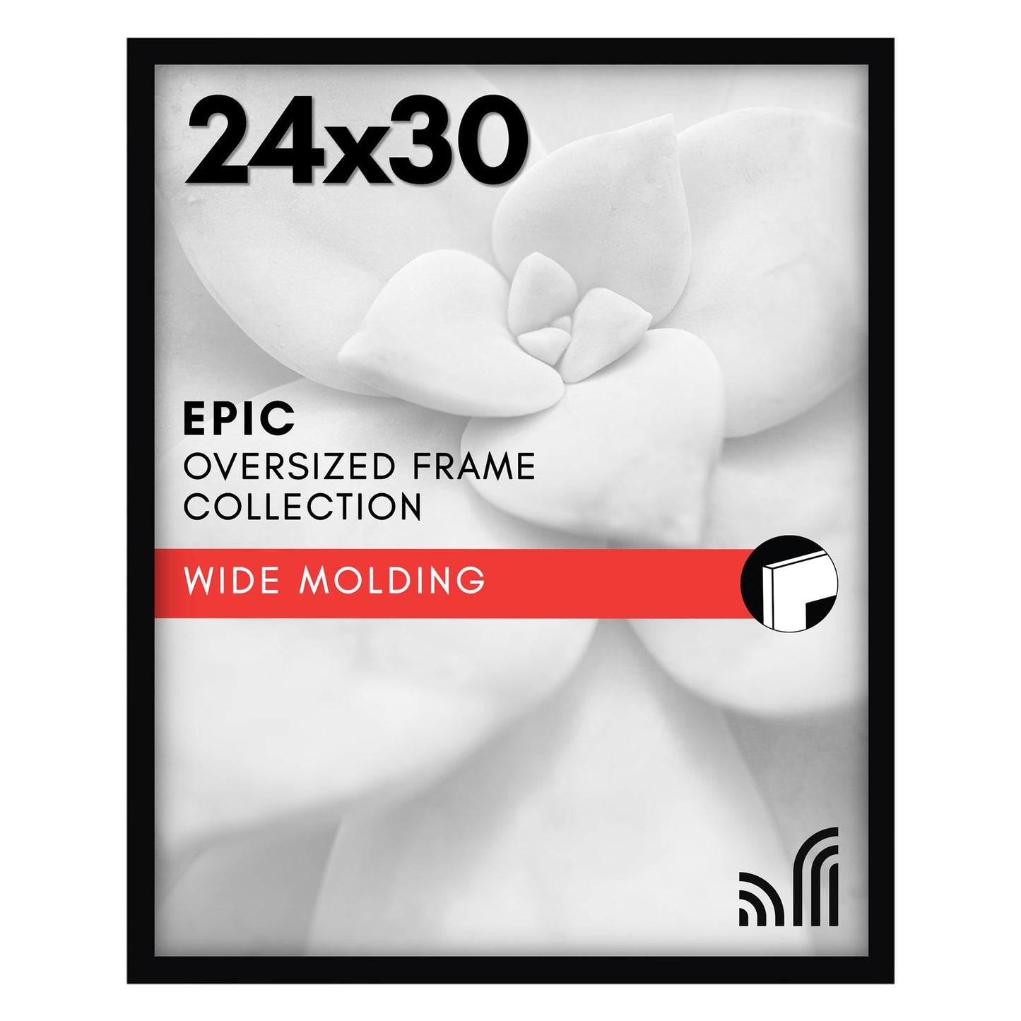 Gallery Poster Frame with Wood Grain Finish | Epic Collection
