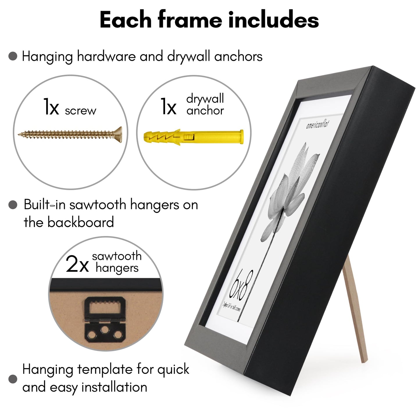 Gallery Picture Frame with Mat | Soho Collection