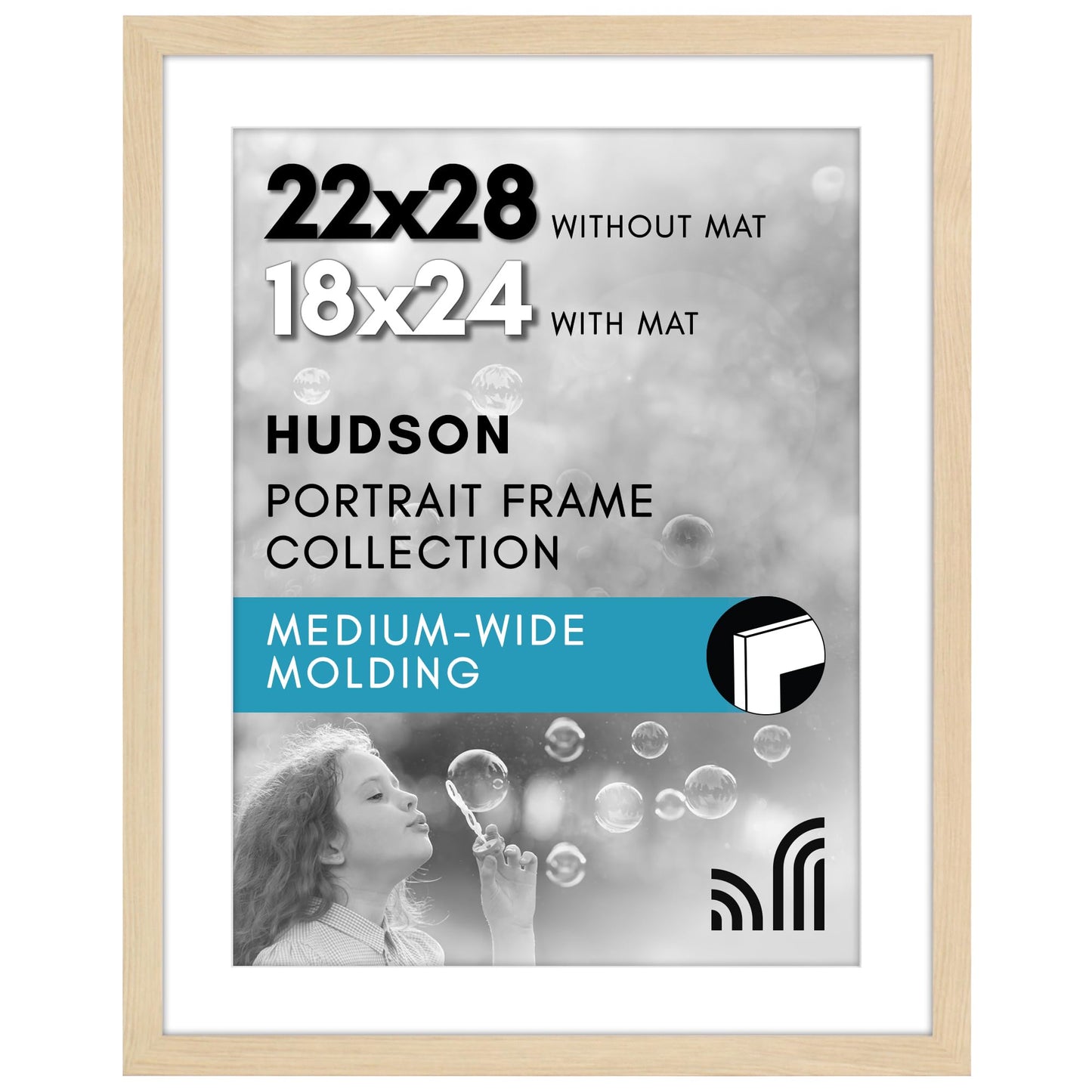 Oversized Gallery Picture Frame with Mat | Hudson Collection