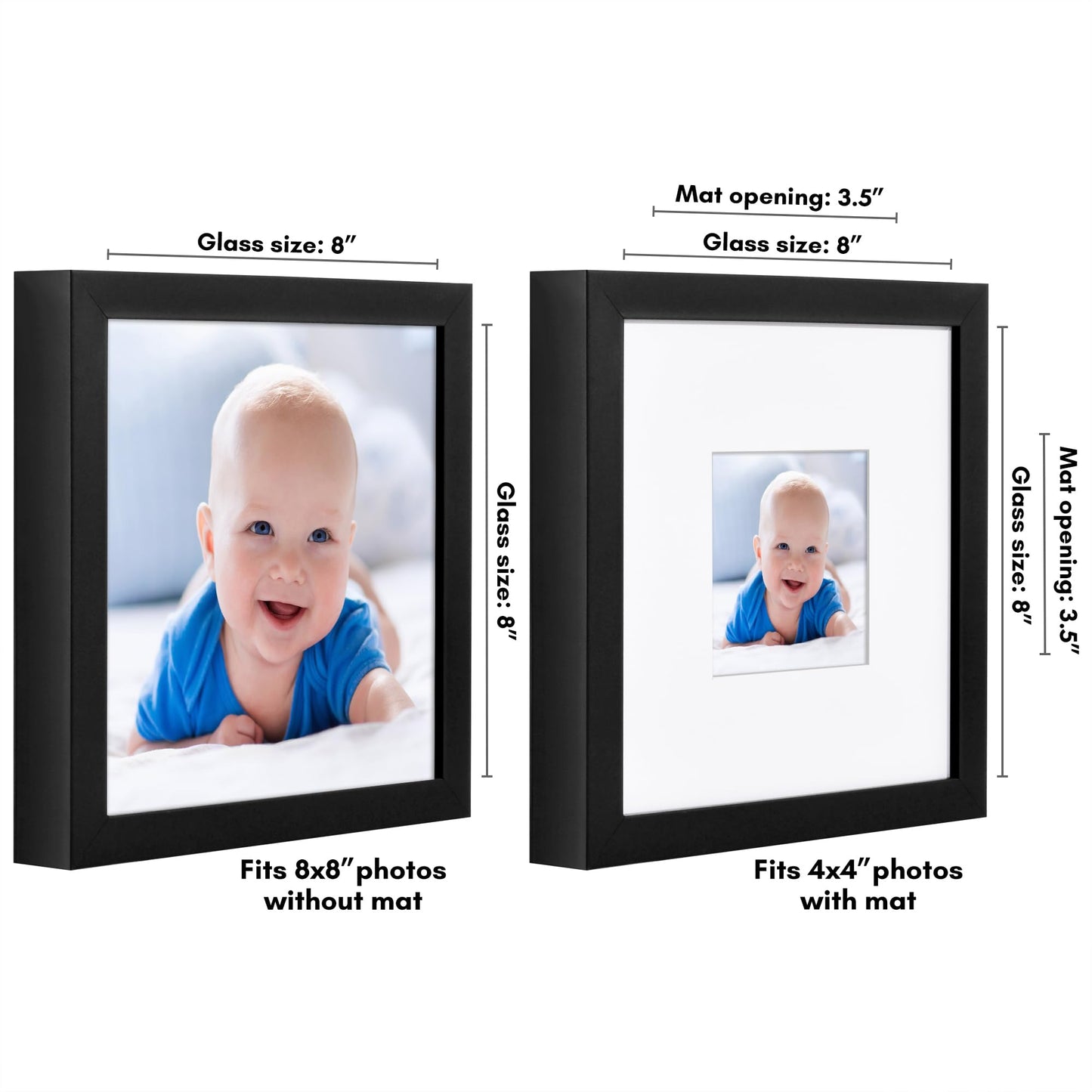 Gallery Picture Frame with Mat | Soho Collection