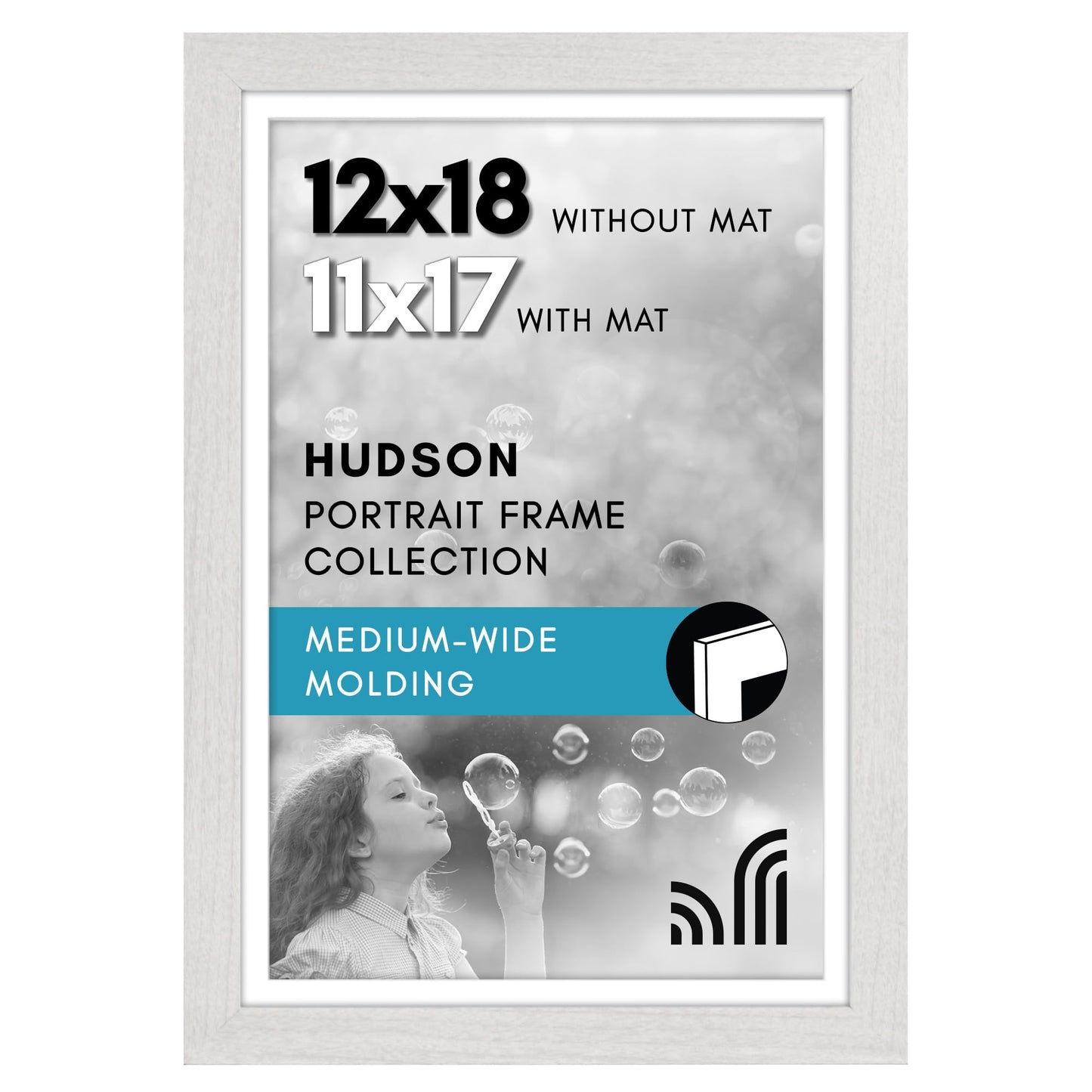 Oversized Gallery Picture Frame with Mat | Hudson Collection
