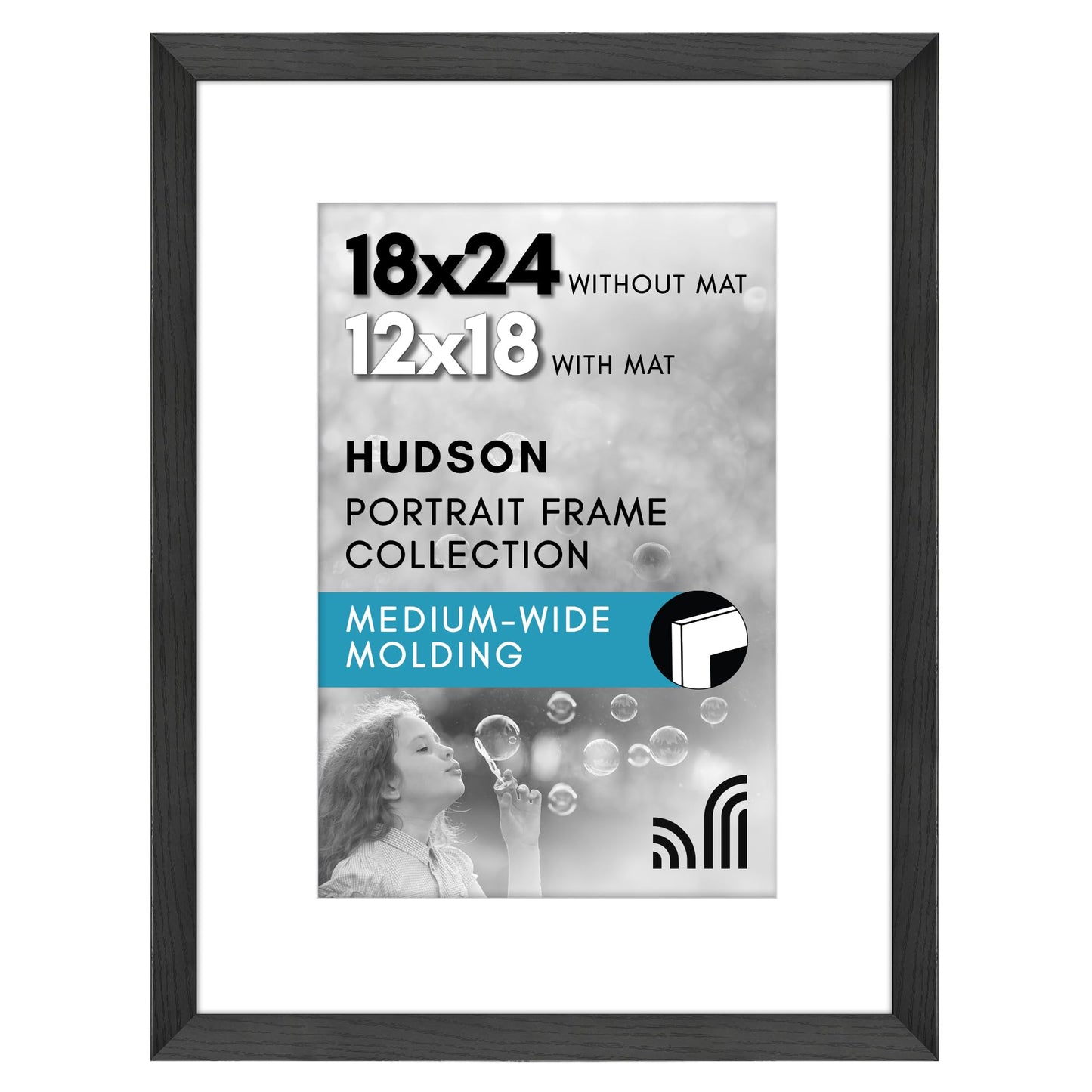 Oversized Gallery Picture Frame with Mat | Hudson Collection