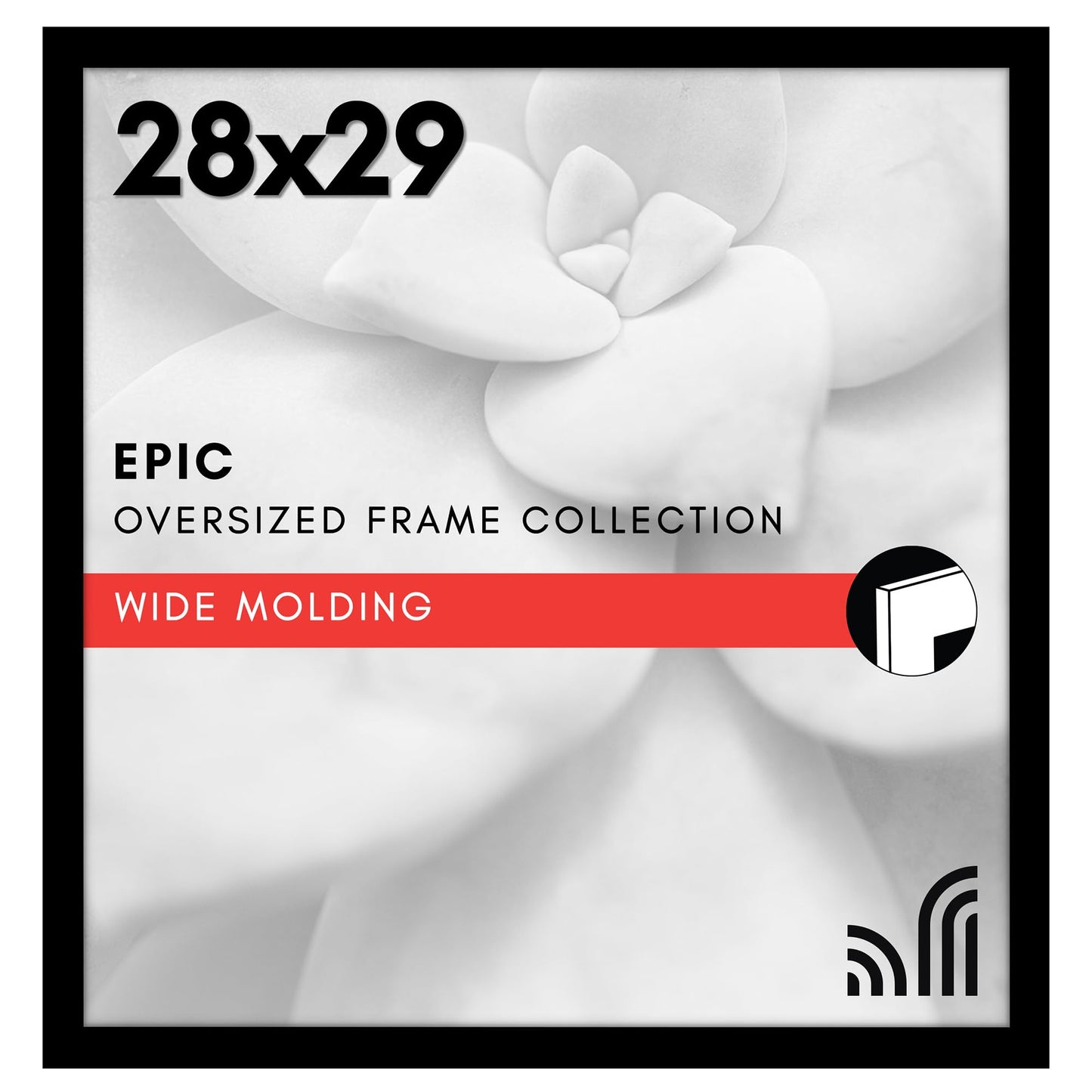 Gallery Poster Frame with Wood Grain Finish | Epic Collection
