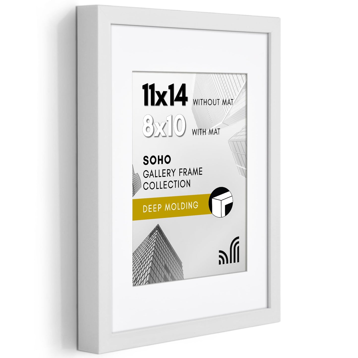 Gallery Picture Frame with Mat | Soho Collection