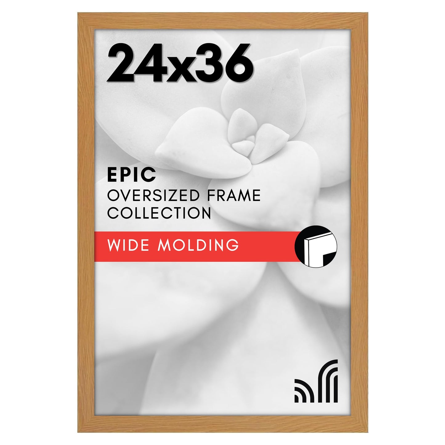 Gallery Poster Frame with Wood Grain Finish | Epic Collection