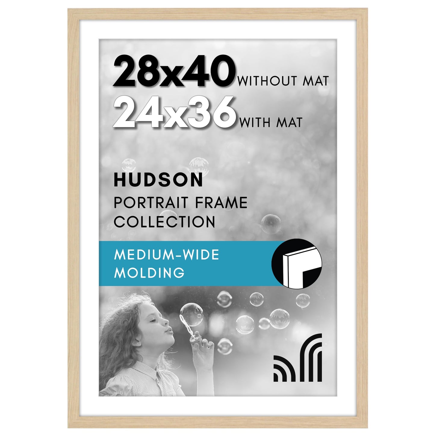 Oversized Gallery Picture Frame with Mat | Hudson Collection