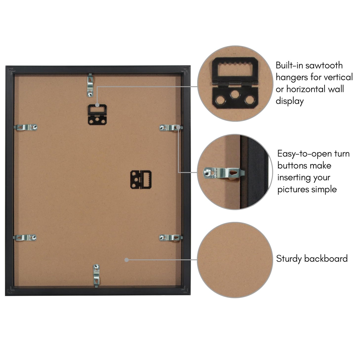 Gallery Picture Frame with Mat | Soho Collection