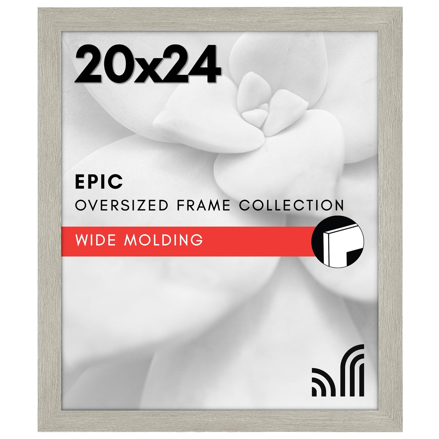 Gallery Poster Frame with Wood Grain Finish | Epic Collection
