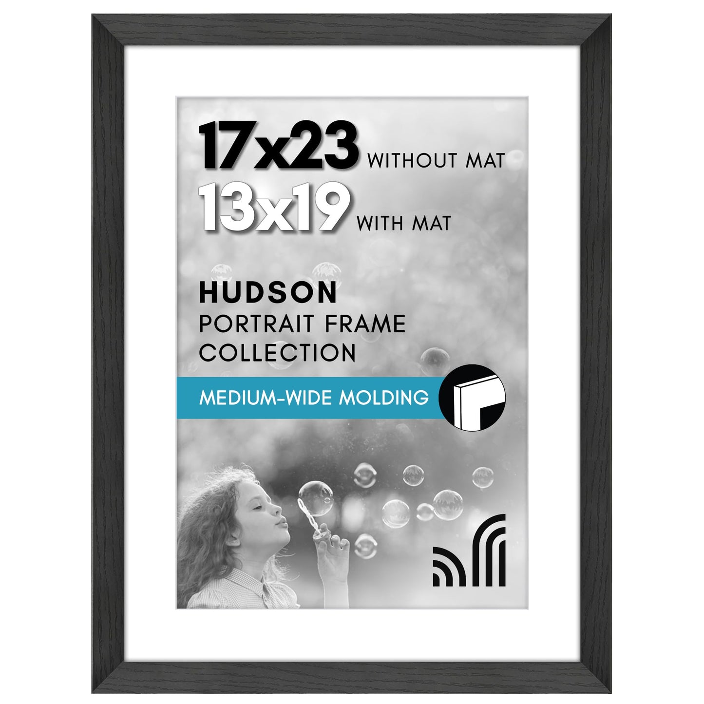 Oversized Gallery Picture Frame with Mat | Hudson Collection
