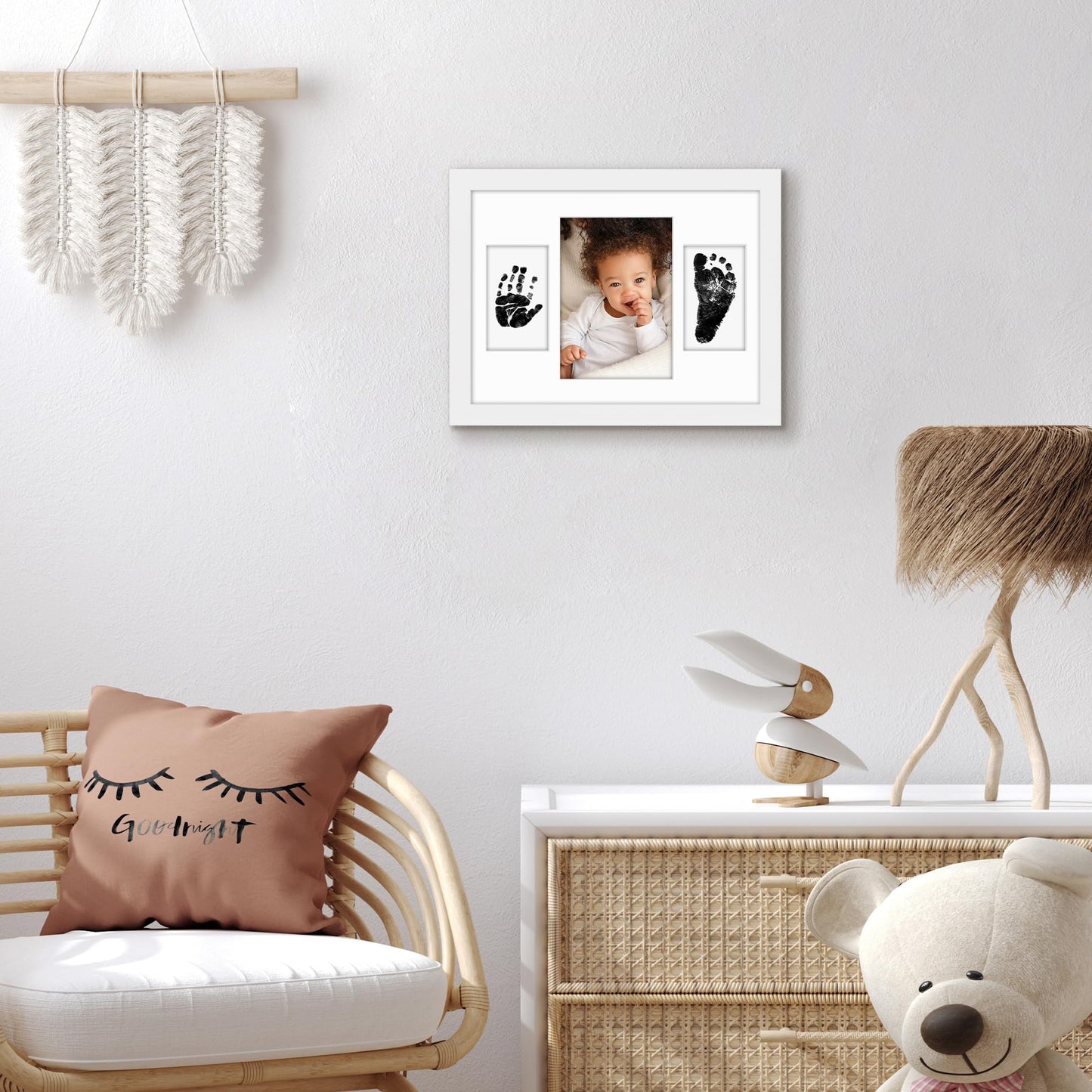 Wood Picture Frame | Horizontal and Vertical Wall Display | Modern Art Decor