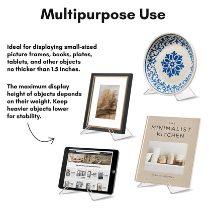 8-Inch | Acrylic Display Stand | Modern - Premium Quality