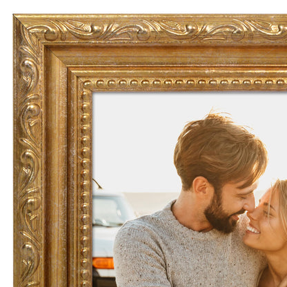4x6 | Ornate Vintage Frame | Gold | Modern - Premium Quality