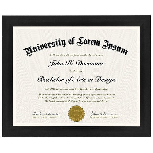 Diploma Frame | Legacy Collection | Modern - Premium Quality Display