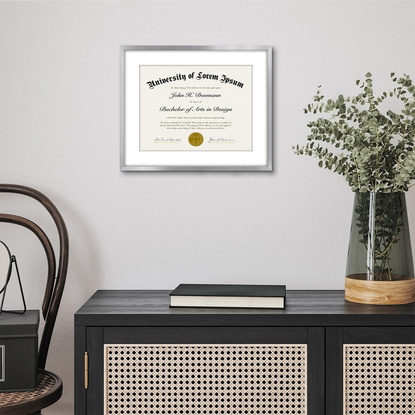 Americanflat Legacy Diploma Frame | With Mat Multi pack | Shatter-Resistant