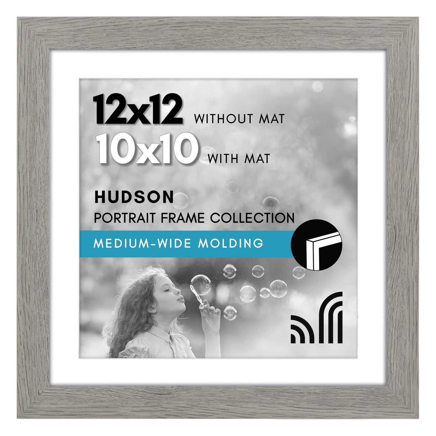 Oversized Gallery Picture Frame with Mat | Hudson Collection