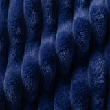 Americanflat 60x80 Faux Fur Throw Blanket - Soft and Breathable Throw Blanket for Couch, Bed, Chair - Blue Faux Fur Blankets Perfect for Home, Bedroom, or Outdoor Use