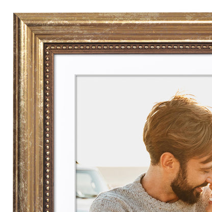 13x19 with 12x18 Mat | Vintage Frames | Gold | Modern - Premium Quality